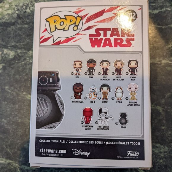 Star Wars Funko Pop! Vinyl BB-9E  Bobble Head 202 - EUC - Picture 4 of 4